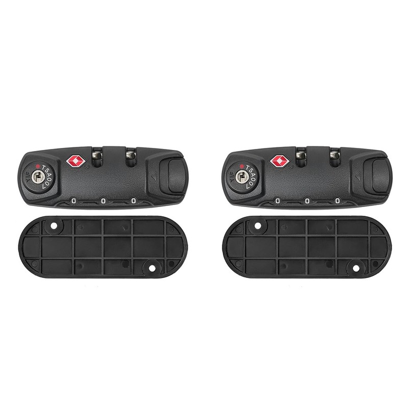 Tiardey 2 x Suitcase Lock Inch Combination Locks Luggage Attachment
