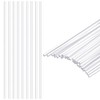 CRAFTYMELODY 35Pcs 12Inch Transparent Acrylic Dowel Rods Assortment Kit Clear
