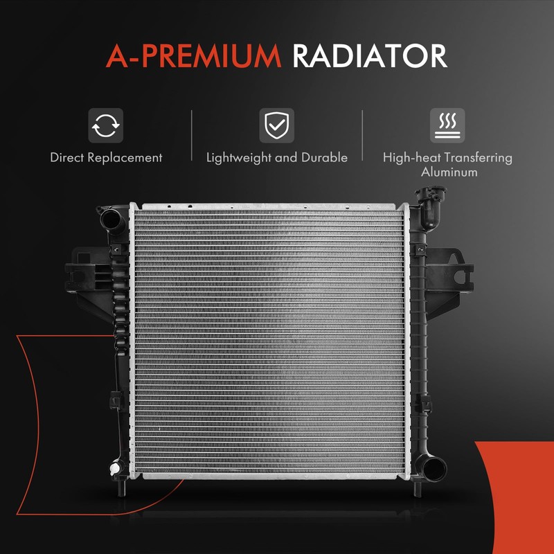 A-Premium Engine Coolant Radiator Compatible with Jeep Liberty 2007 V6