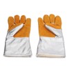 1 Pair Cowhide Welding Gloves Heat Resistant Fireproof Hard Wearing