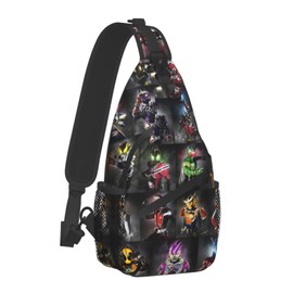 JMI Kamen Rider Crossbody Bag, Shoulder Bag, Large Capacity, Waterproof, Lightweight, One Shoulder Bag, For Sports, Outdoors, Cycling, Casual, Travel, Waist Bag, Crossbody Bag, Sports Bag, Leisure Bag, Men's, Thickness 3.5 x Width 7.5 x Height 15.4 inches (9 x 19 x 39 cm)