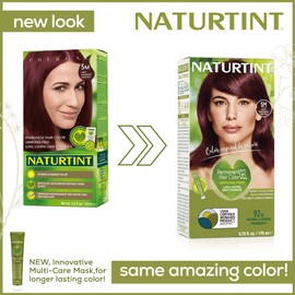 Naturtint Permanent Hair Color 5M Light Mahogany Chestnut (Pack of 6), Ammonia Free, Vegan, Cruelty Free, up to 100% Gray Coverage, Long Lasting Results