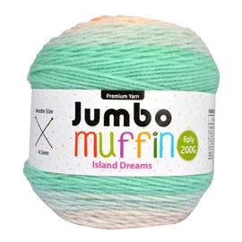 Yatsal Premium 8-Ply Jumbo Muffin Knitting Yarn 200 g, Island Dreams