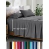 Bare Home Full Sheet Set - 22" Deep Pockets -