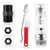4Pcs Bike Repair Tool Kit,Include Freewheel and Cassette Lock Ring