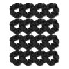 Ligas Para Cabello Scrunchies De Satén 40 Colores Negro