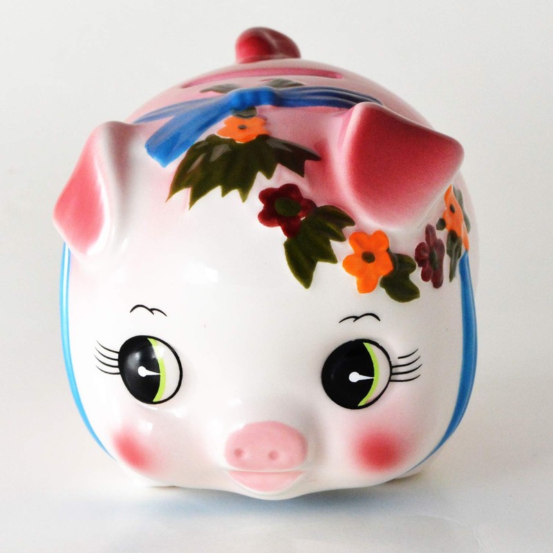 Piggy Bank Small Pink S-62A
