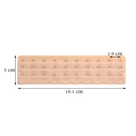 Corset Extender 10 Hooks - Bra Extender 10 Hook Pack of 2 Black&Light Beige