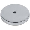 Round Magnet with Chrome Trim 81 x 10 mm up to 43 kg Holding Force Round Magnet