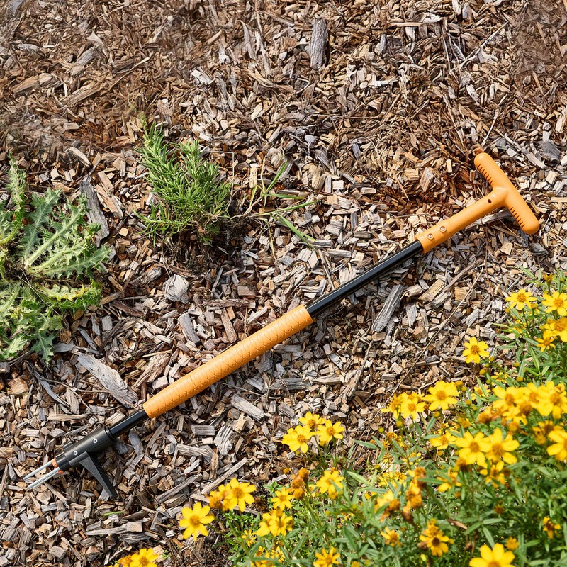 Stand Up Weed Puller Tool with Long Handle - 39”