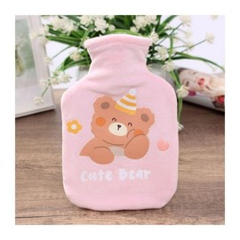 Bear pouch thermal water bag 200ml steaming hand warmer pink