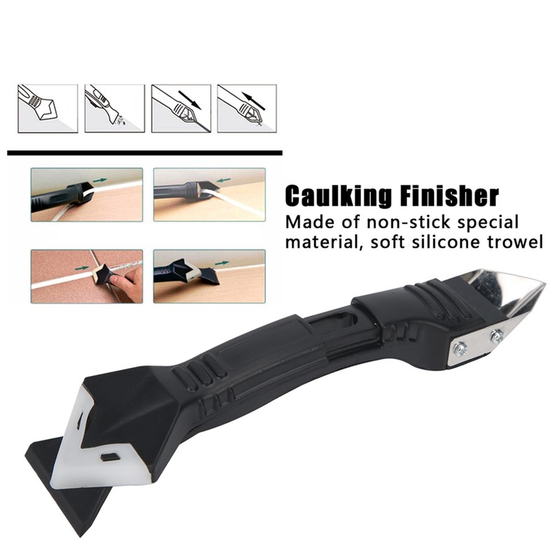 20Pcs Caulking Finisher Tools Glass Glue Scraper Sealing Grouting Caulk