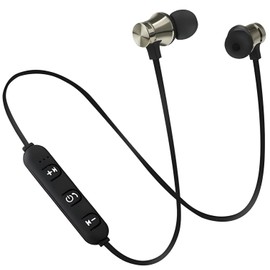 Retoo Auriculares deportivos Bluetooth con cable para correr y correr, auriculares in-ear, estéreo HD y calidad de sonido HD, sonido estéreo,...      