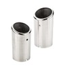 LST 2 Piece Exhaust Trim Tailpipe Exhaust Gas Chrome Tip