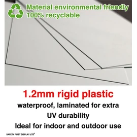 Safety First Display LTD Caution slow moving vehicle - 1.2mm Rigid plastic for indoor/outdoor usage (400mm x 300mm) Viewing Distance within 14m.