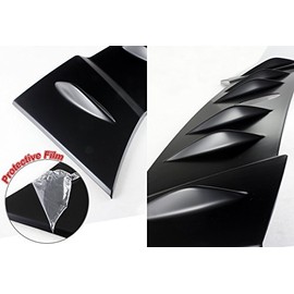 EPARTS Glossy Black Shark Fin Rear Roof Spoiler Wing Window Roof Vortex Spoiler Fit for 2013-2016 Subaru BRZ Scion FRS FR-S