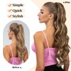 YUMOREAL Drawstring Ponytail Extensions Synthetic Heat Resistant 26inch Long Fluffy