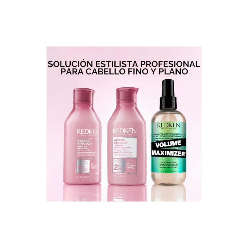 Acondicionador Redken Volume Injection para dar Volumen y Densidad al
