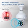 Light Bulb Security Camera Outdoor Wireless WiFi E27 Motion Tracking