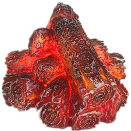 1 Pcs Flameless Fireplace Light Artificial Led Fireplace 3D Charcoal Lamp Led Charcoal Burning Lamp with Realistic Log Wood Burning Flame for Home Indoors Outdoor