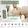 GEEVON Indoor Outdoor Thermometer Wireless Digital Thermometer Room Temperature Gauge