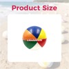 Odowalker Mini Beach Balls Bulk Rainbow Blow Up Squeeze Ball