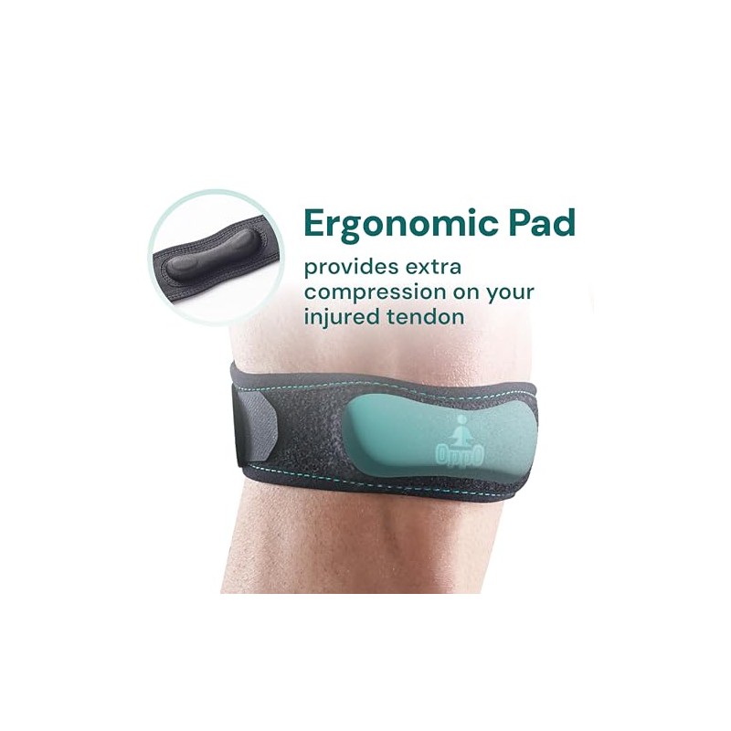 OPPO Patella Knee Strap with Pad for Tendon Injury and