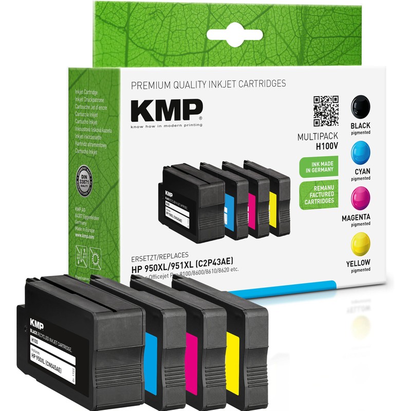 KMP MULTIPACK FOR HP Officejet pro 8600 e-All-in-One, HP Officejet