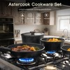 Astercook 21 Pcs Pots and Pans Set Non Stick, Ceramic