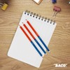 Baco | Lápiz Bicolor Hexagonal para Resaltar Azul y Rojo