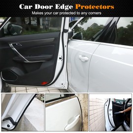 Edge Protector for Car Door Rubber Car Door Edge Protector U-Shape Rubber Seal Door Edge Protector for Most Cars Saloon SUV 5 Metres