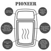 Pioneer Vacuum Insulated Leakproof Soup/Food Flask with Spoon, 8 Hours