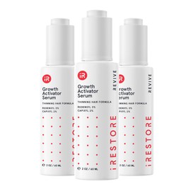 iRESTORE Scalp Serum | Hair Growth Serum for Women Men | Best for Hair Loss Hair Thinning | Aids Regrowth with Redensyl Biotin | Hydrates Scalp for Visibly Thicker Stronger Hair (2 Fl Oz, Pack of 3)
