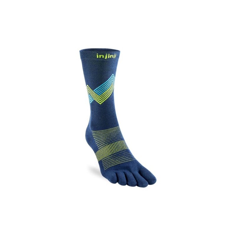 Injinji Run Lightweight Crew Glow M, blue, M