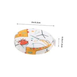 Operitacx 2pcs Wrapped Measuring Tape Waist Tape Measure Decorative Pocket Tape Measure Dual Sided Tape Cloth Measure Ruler Tape Measure Body Tape Measure for Body Measurements Plastic