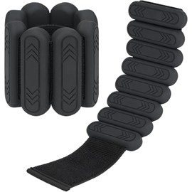 Smlper Wrist Ankle Weights,2 Pcs Adjustable Wrist Weights for Women Men Workouts,Fitness Weights for Running,Aerobics,Jogging,Walking,Yoga,Dance,Strength Training