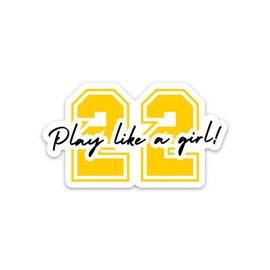 Play like a girl! - Sticker