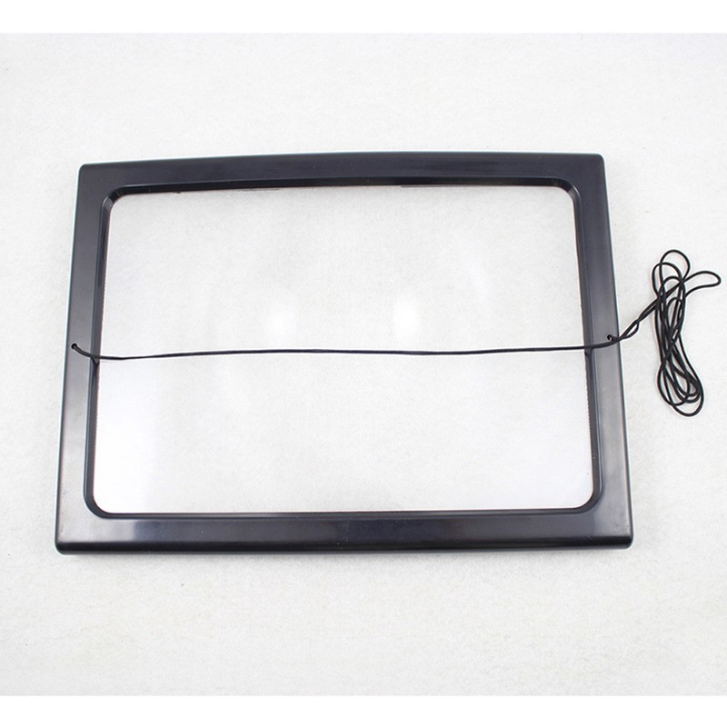 Hands-Free Magnifying Glass with LED Light Foldable 3X Page Magnifier