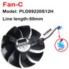 Coolerage 87mm 12V 0.55A 4Pin PLD09220S12H RTX3070 RTX3080 RTX3090 FTW3
