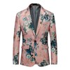 MOGU Mens Floral Printed Blazer Jacket Sports Coat US Size