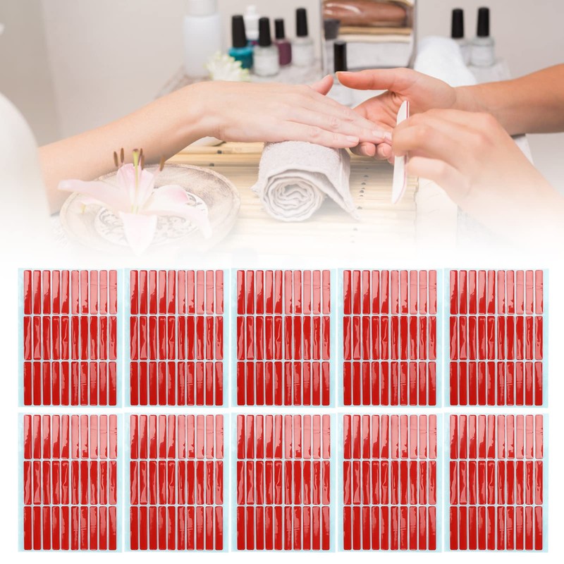10 Sheets Nail Art Fixing Tape, Nail Color Display Stand,