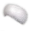 Dikoaina Womens Faux Fur Headband Winter Earwarmer Earmuff Ski (White)