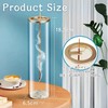 HYmish Glass Incense Holder, Hanging Type, Ash, Splatterproof, Simple, Modern