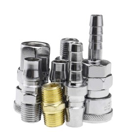 1/4 Inch Pneumatic Quick Coupling Compressed Air Coupling Compressor Tool Accessories