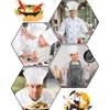 2 Piezas Mandil Chef, Gorro Chef, Gorros De Chef, Gorro