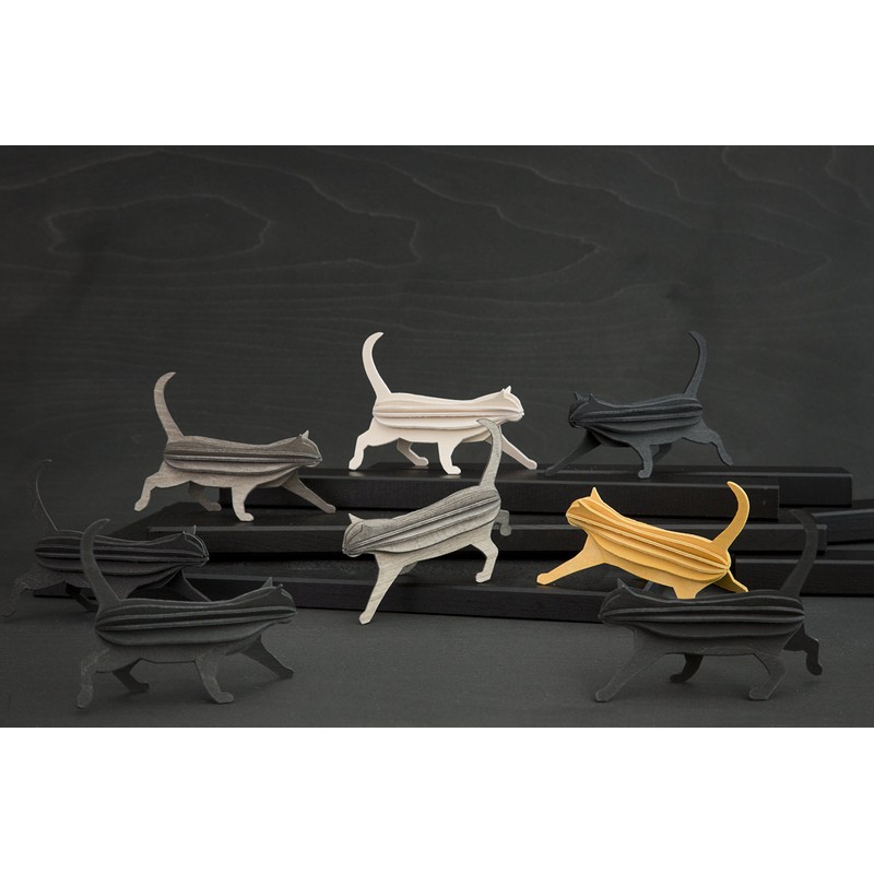 roviallflower Card Cat 12 in , blk