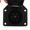Aramox Adaptador de Cableado de Remolque Redondo, Conector de Remolque