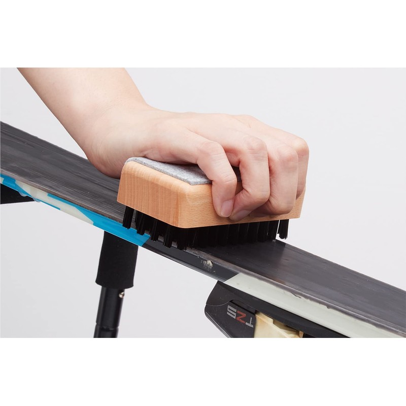 UNIX UWN98-47 Ski Snowboard Tune-up Tool Brush with Felt Polishers