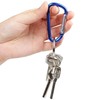 ASelected 35Pcs Caribina Clip 6cm Small Mini Carabiner Keyring Clip
