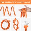 X XBEN Braided Polyester Arborist Rope 1/2 inch X 120ft,